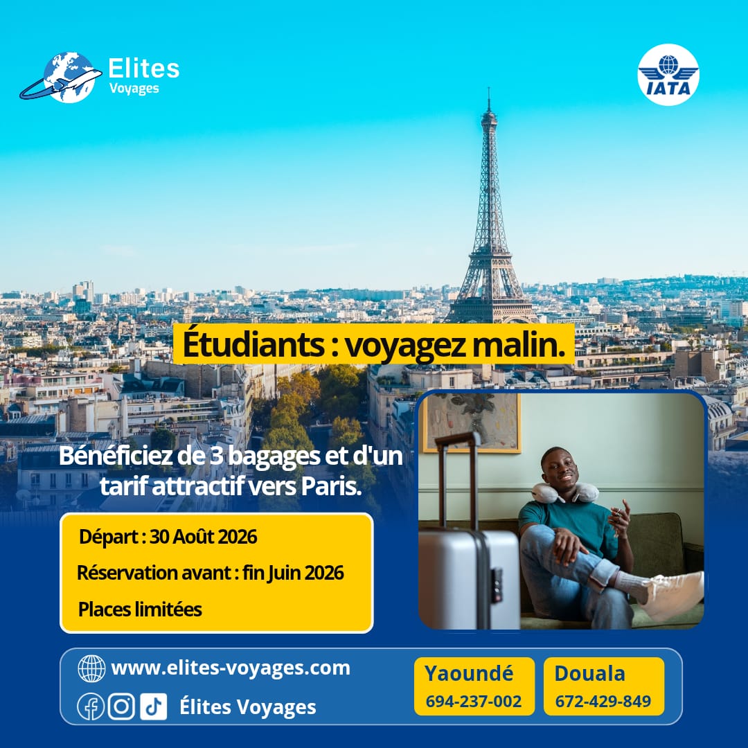 Mobilité étudiante — flyer visuel